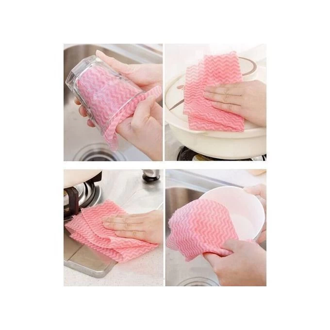 مناديل مطبخ متعددة الاستخدامات، 50 ورقة - متعدد الالوان